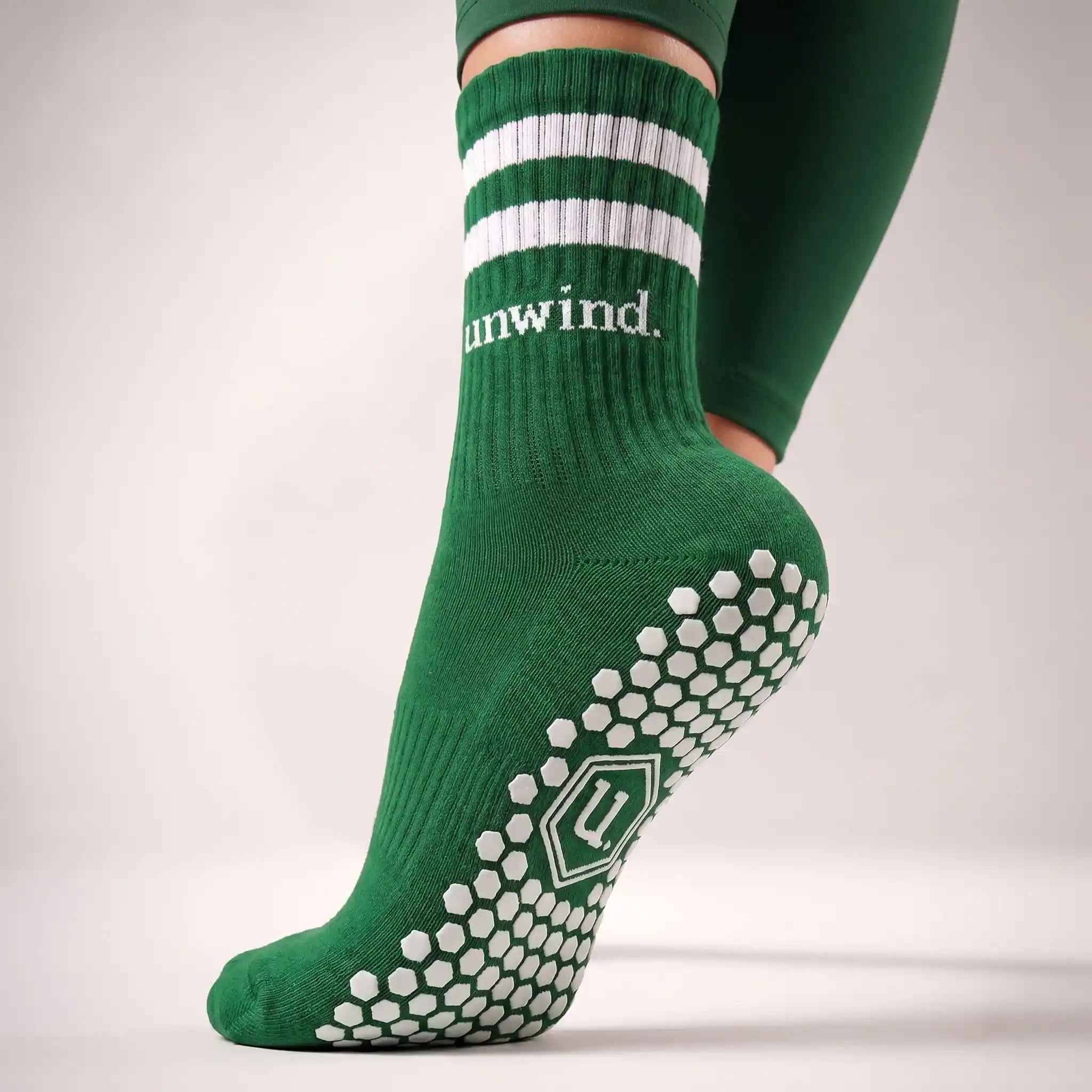 The Stripe Sock - Deep Forest
