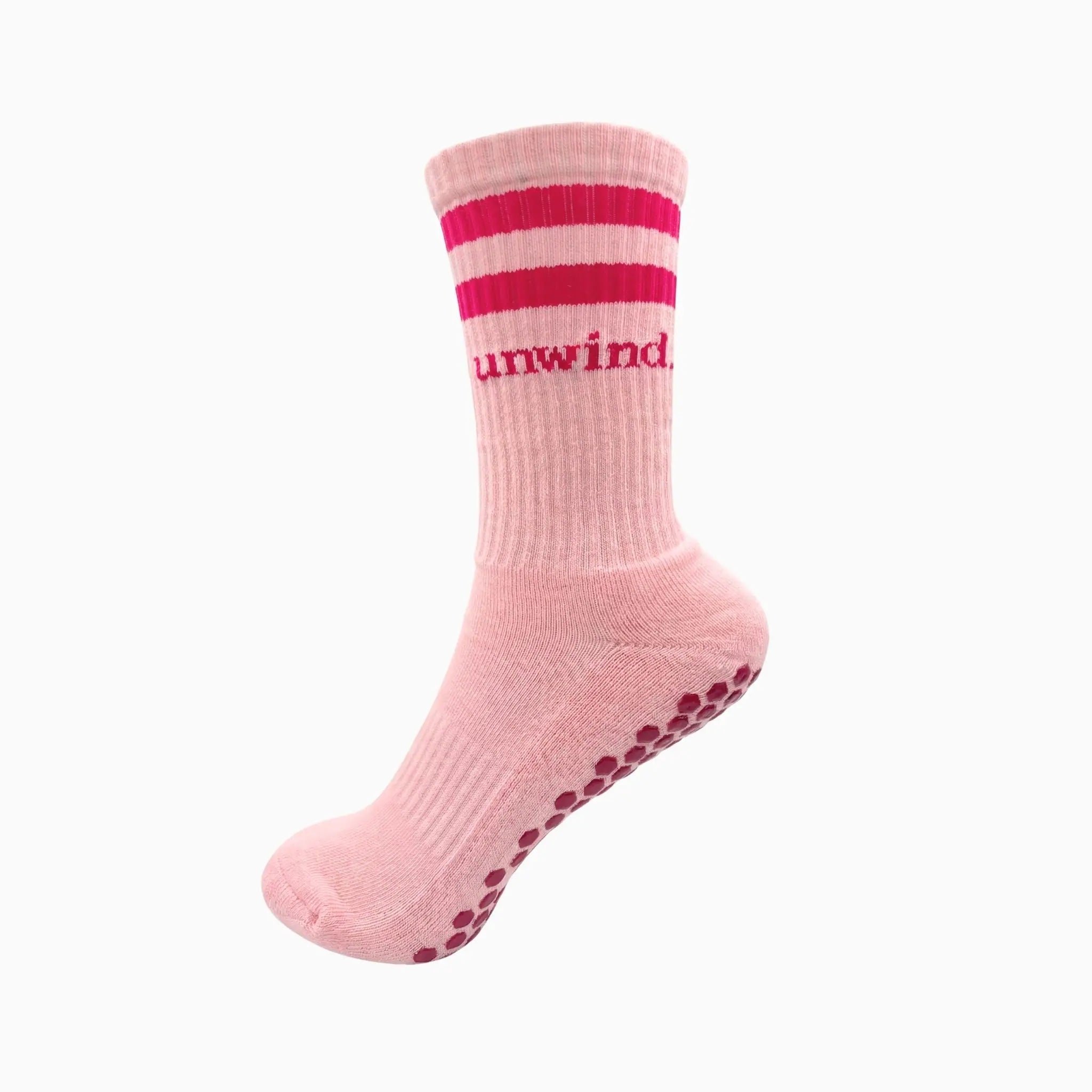 The Stripe Sock - Vintage Berry