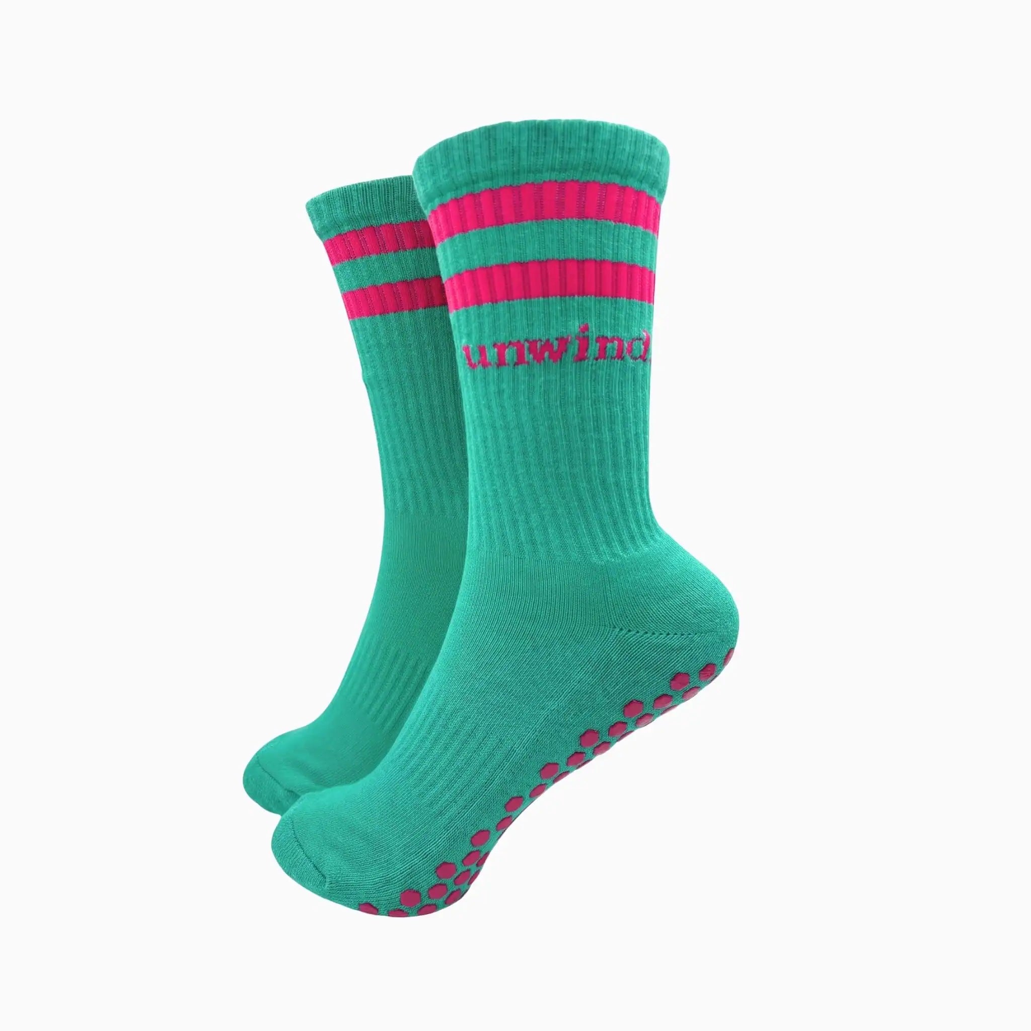 The Stripe Sock - Coral Peak